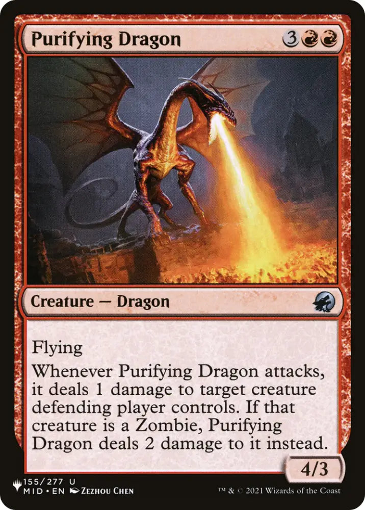 Purifying Dragon [The List] - MTG Single