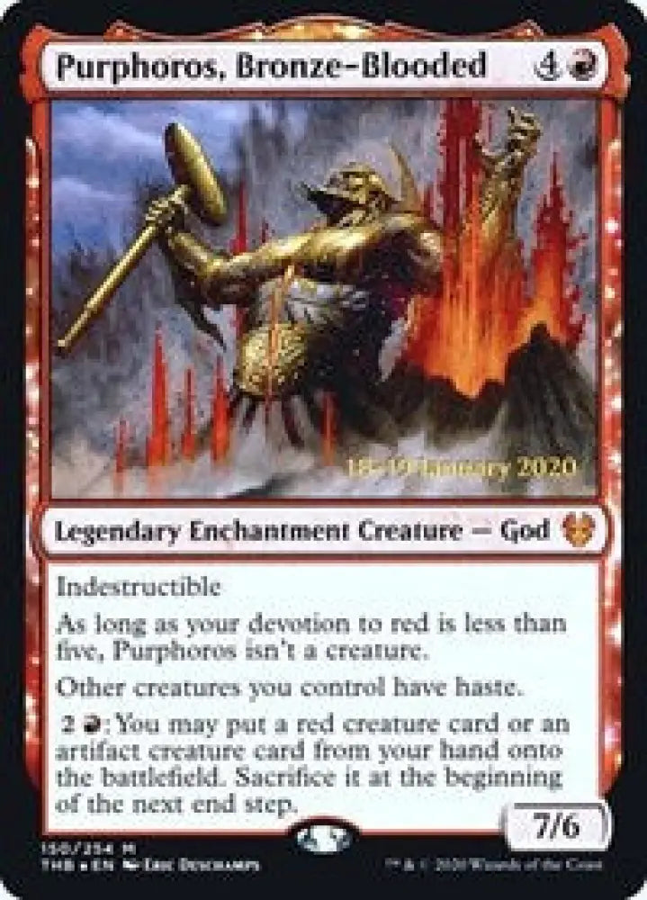 Purphoros, Bronze-Blooded (150) [Prerelease Cards]