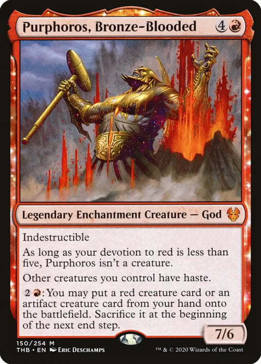 Purphoros Bronze-Blooded [Theros Beyond Death] - MTG Single