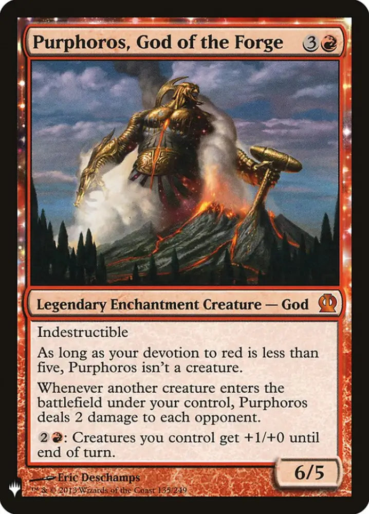 Purphoros God of the Forge [Mystery Booster] - MTG Single