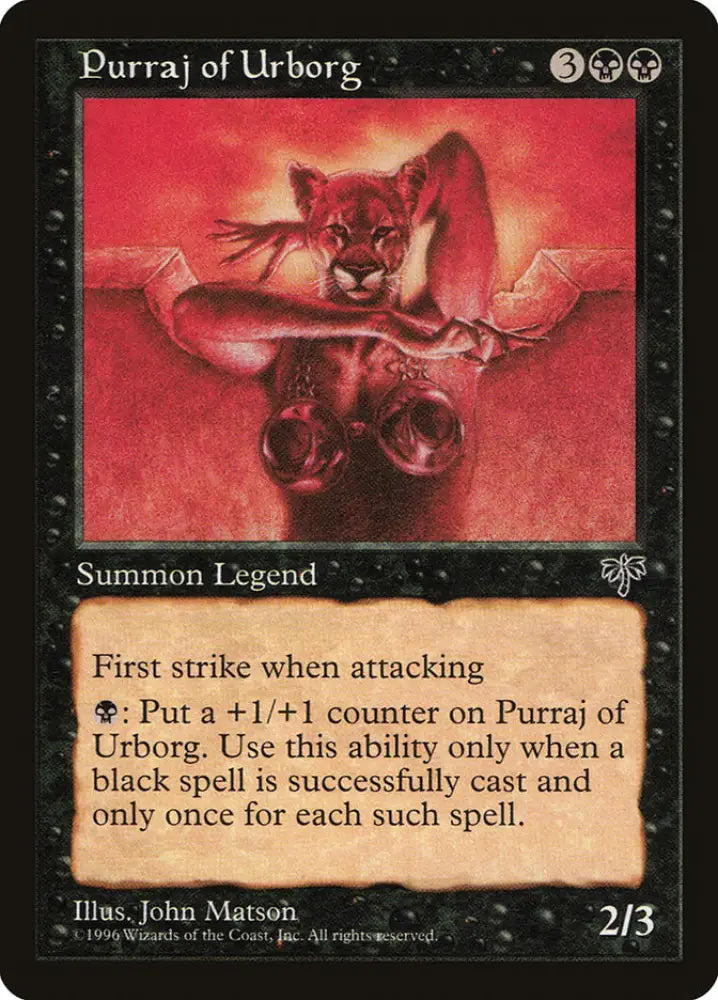 Purraj of Urborg [Mirage] - MTG Single