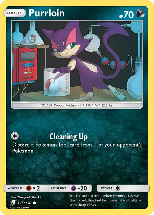 Purrloin (135/236) [Sun & Moon: Unified Minds] - Pokemon Single