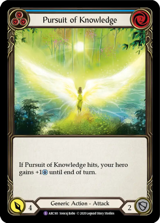 Pursuit of Knowledge [Arcane Rising Unlimited] Unlimited Rainbow Foil - Flesh And Blood Single