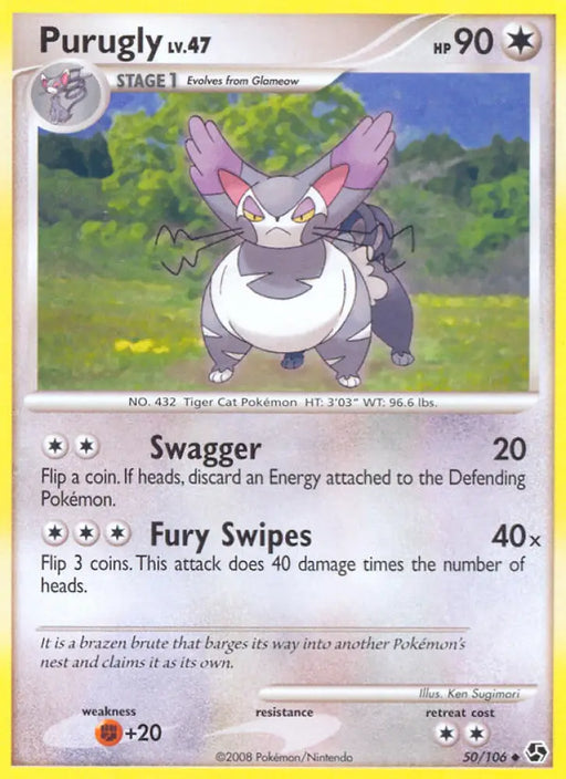 Purugly (50/106) [Diamond & Pearl: Great Encounters] - Pokemon Single