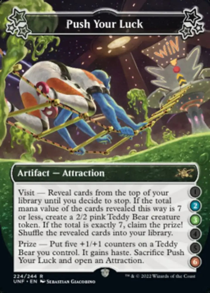 Push Your Luck (2-3-6) [Unfinity] - MTG Single
