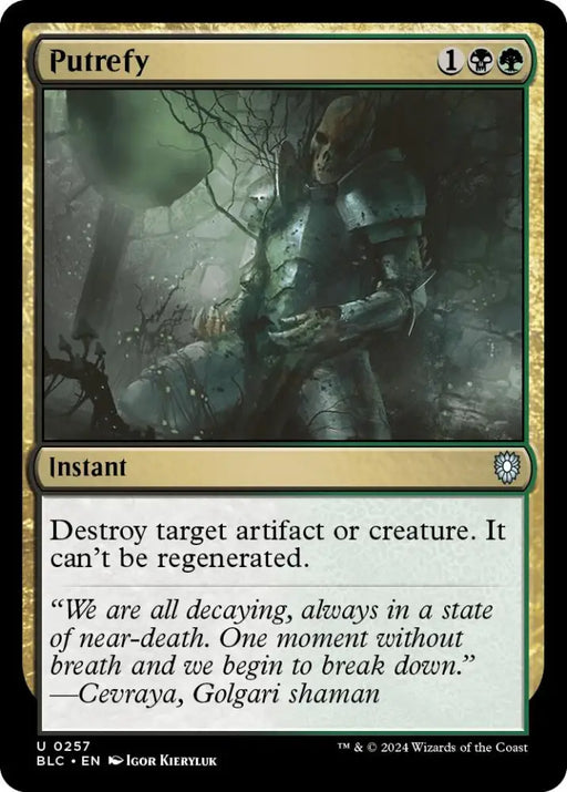 Putrefy [Bloomburrow Commander] - MTG Single
