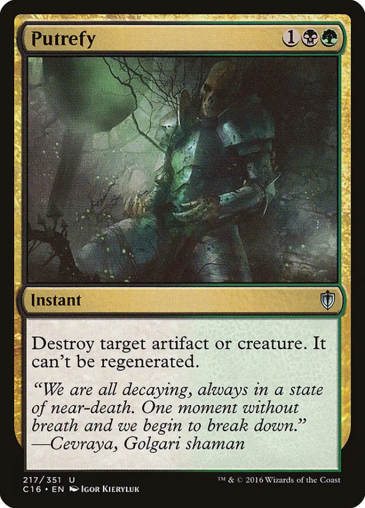 Putrefy [Commander 2016] - MTG Single