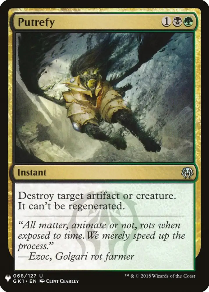 Putrefy [Mystery Booster] - MTG Single