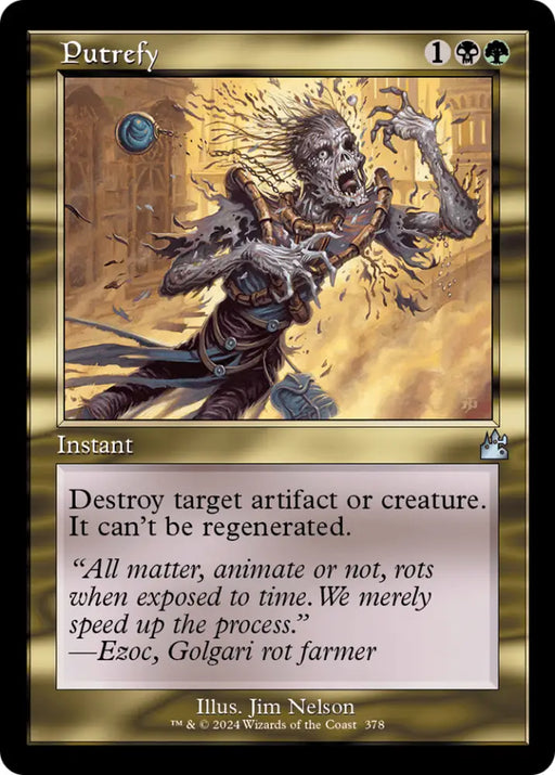 Putrefy (Retro Frame) [Ravnica Remastered] - MTG Single