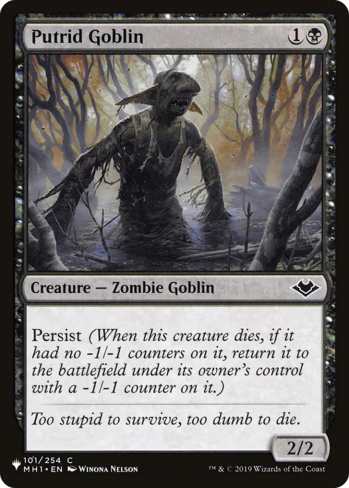 Putrid Goblin [The List] - MTG Single