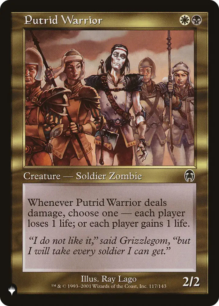 Putrid Warrior [The List] - MTG Single