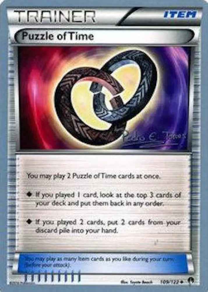 Puzzle of Time (109/122) (Dragones y Sombras - Pedro Eugenio Torres) [World Championships 2018] - Pokemon Single