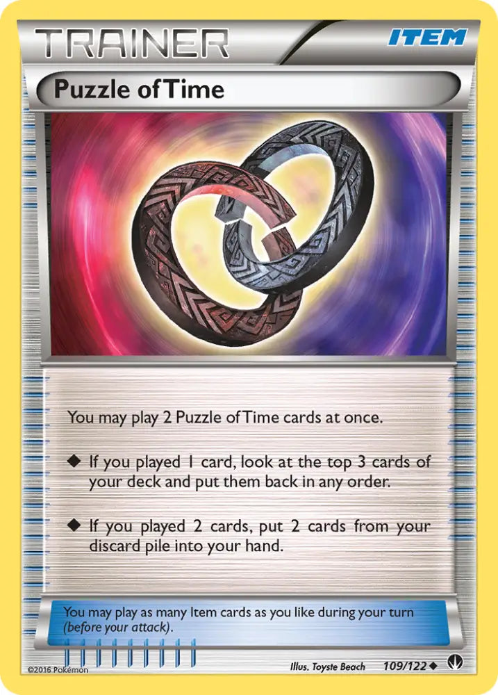 Puzzle of Time (109/122) [XY: BREAKpoint] - Pokemon Single