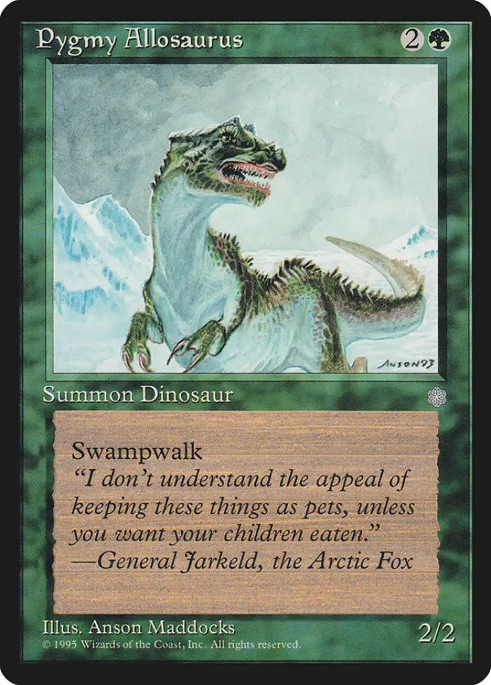 Pygmy Allosaurus [Ice Age] - MTG Single