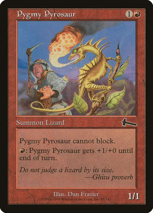 Pygmy Pyrosaur [Urza’s Legacy] - MTG Single