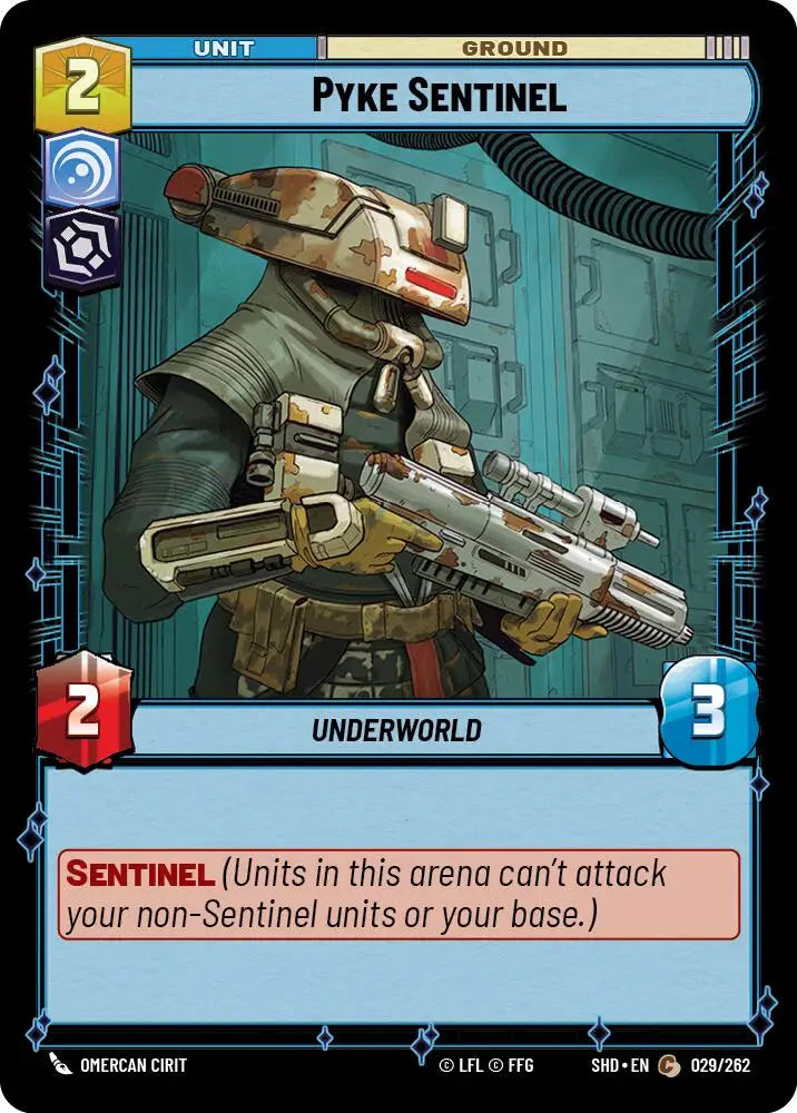 Pyke Sentinel (029/262) [Shadows of the Galaxy] - Star Wars: Unlimited Single