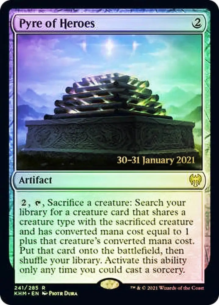 Pyre of Heroes [Kaldheim Prerelease Promos] - MTG Single