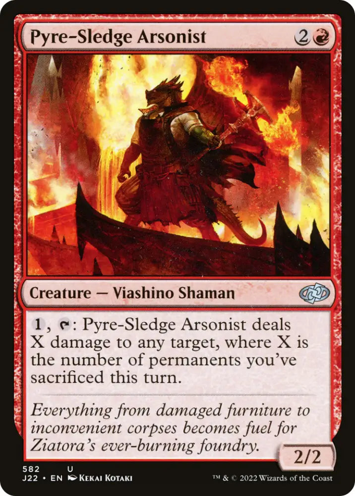 Pyre-Sledge Arsonist [Jumpstart 2022] - MTG Single