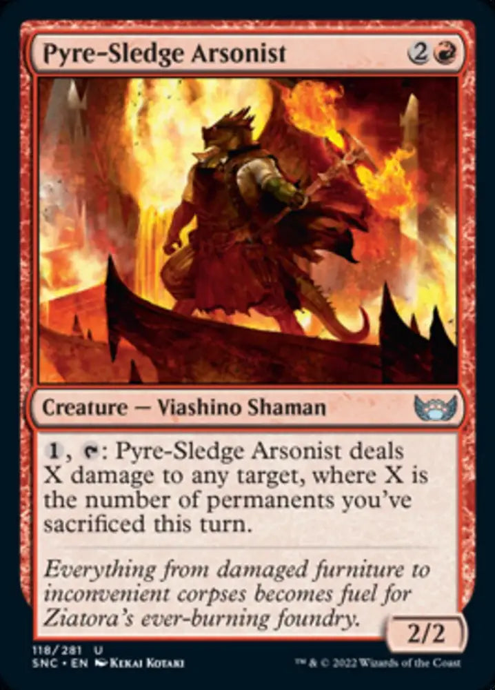 Pyre-Sledge Arsonist [Streets of New Capenna] - MTG Single