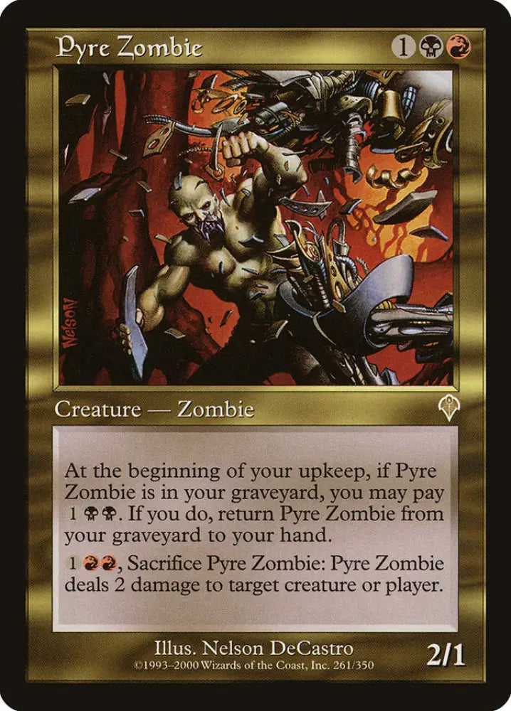 Pyre Zombie [Invasion] - MTG Single