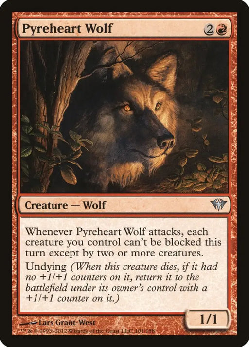 Pyreheart Wolf [Dark Ascension] - MTG Single