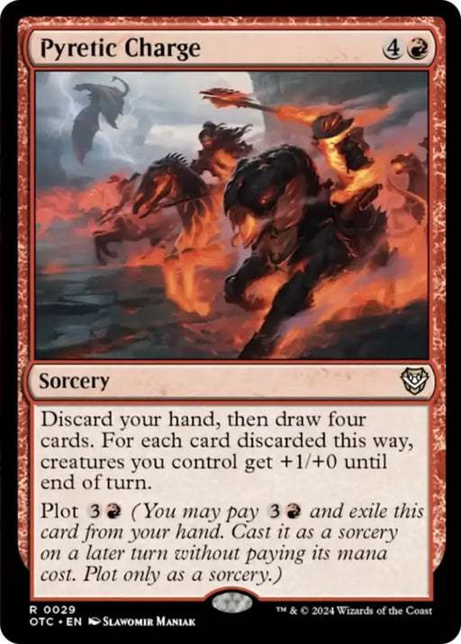 Pyretic Charge [Outlaws of Thunder Junction Commander] - MTG Single