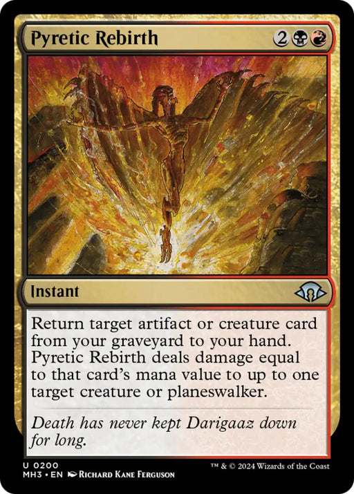 Pyretic Rebirth [Modern Horizons 3] - MTG Single