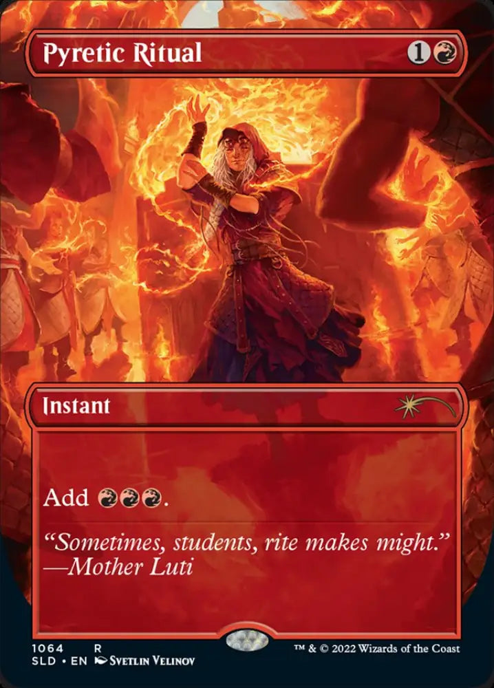 Pyretic Ritual (Borderless) [Secret Lair Drop Series] - MTG Single