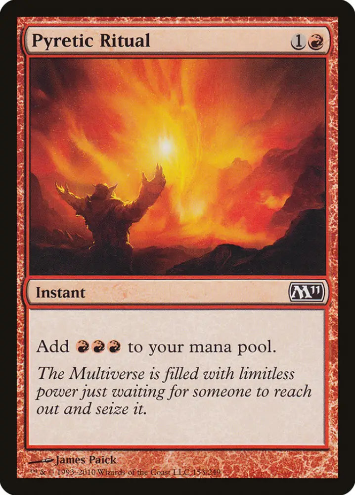 Pyretic Ritual [Magic 2011] - MTG Single
