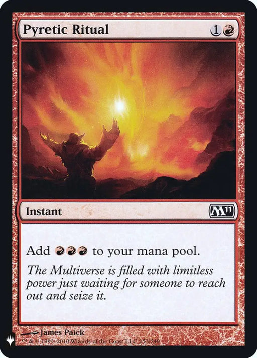 Pyretic Ritual [Mystery Booster] - MTG Single