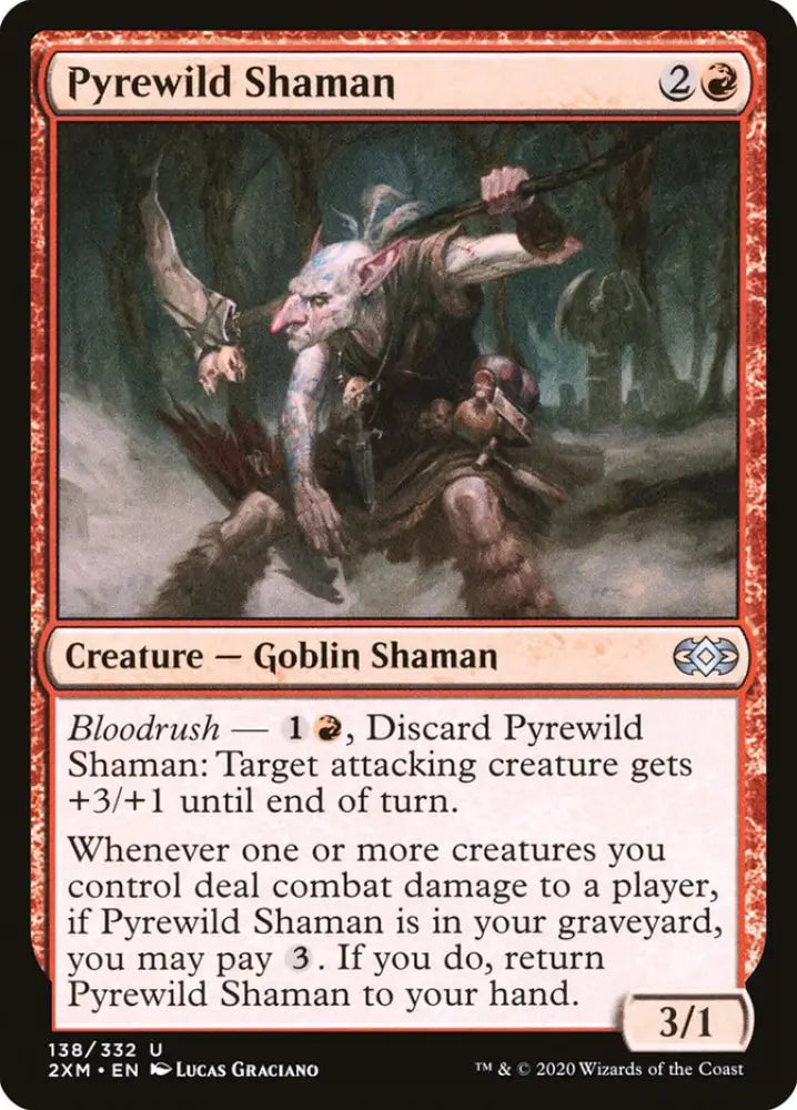 Pyrewild Shaman [Double Masters] - MTG Single