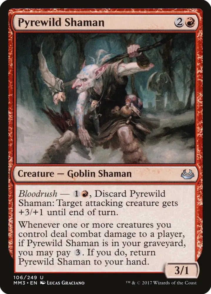 Pyrewild Shaman [Modern Masters 2017] - MTG Single