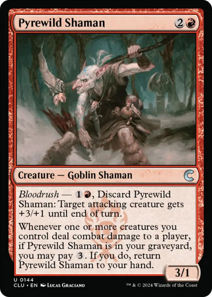 Pyrewild Shaman [Ravnica: Clue Edition] - MTG Single
