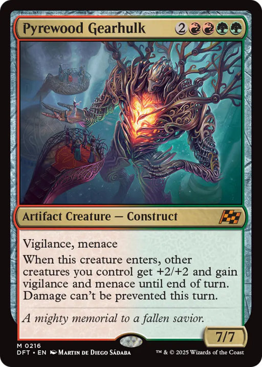 Pyrewood Gearhulk [Aetherdrift] - MTG Single