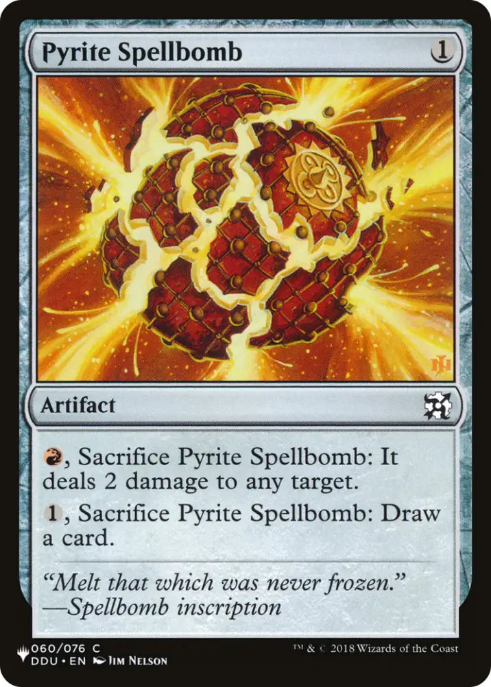 Pyrite Spellbomb [The List] - MTG Single