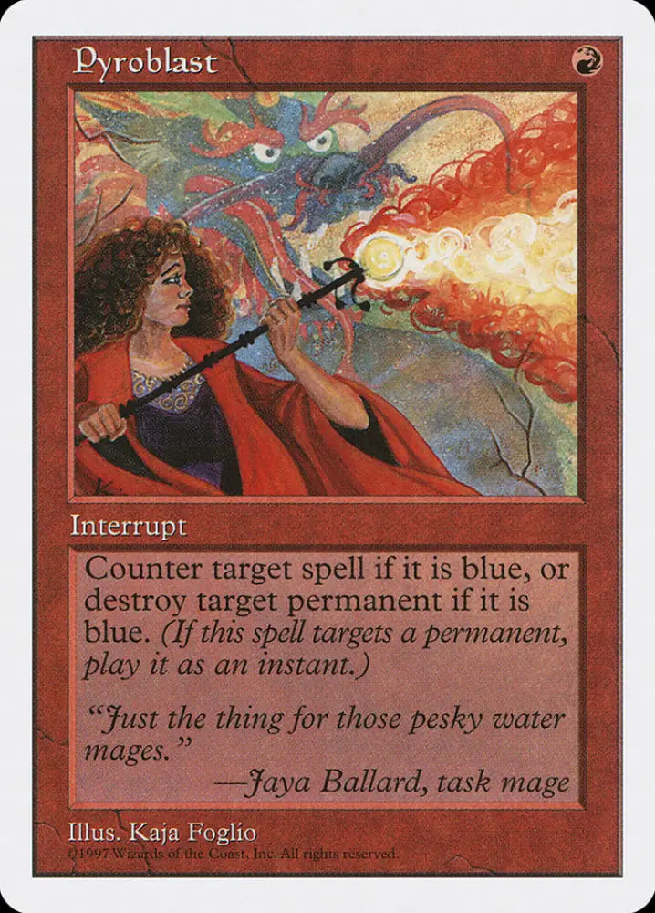 Pyroblast [Fifth Edition] - MTG Single