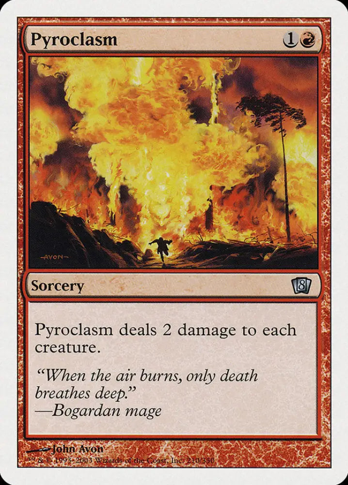 Pyroclasm (210) [Eighth Edition] - MTG Single