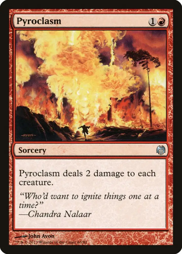 Pyroclasm [Duel Decks: Heroes vs. Monsters] - MTG Single