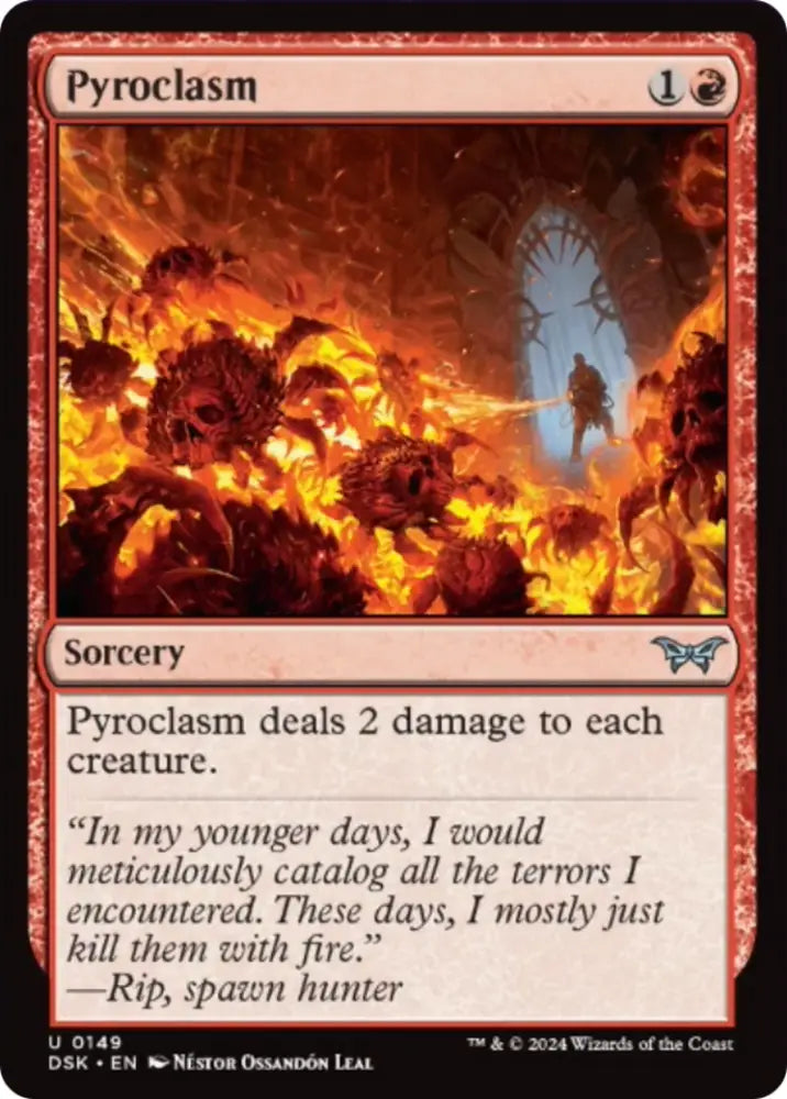 Pyroclasm [Duskmourn: House of Horror] - MTG Single