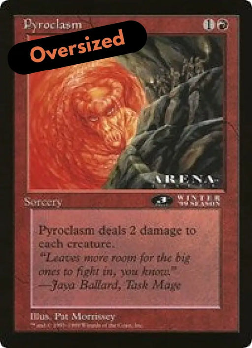 Pyroclasm (Oversized) [Oversize Cards] - MTG Single