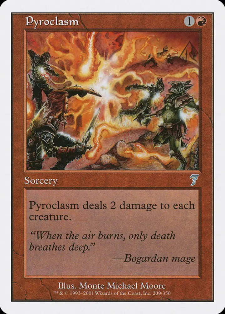 Pyroclasm [Seventh Edition] - MTG Single