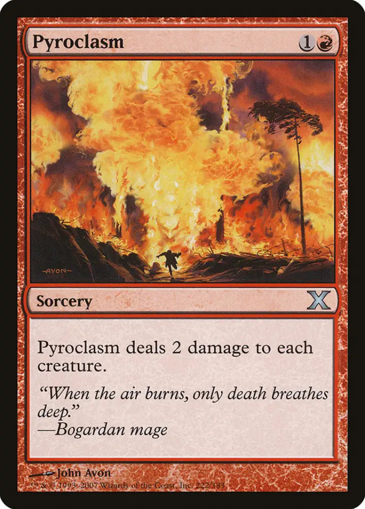 Pyroclasm [Tenth Edition] - MTG Single
