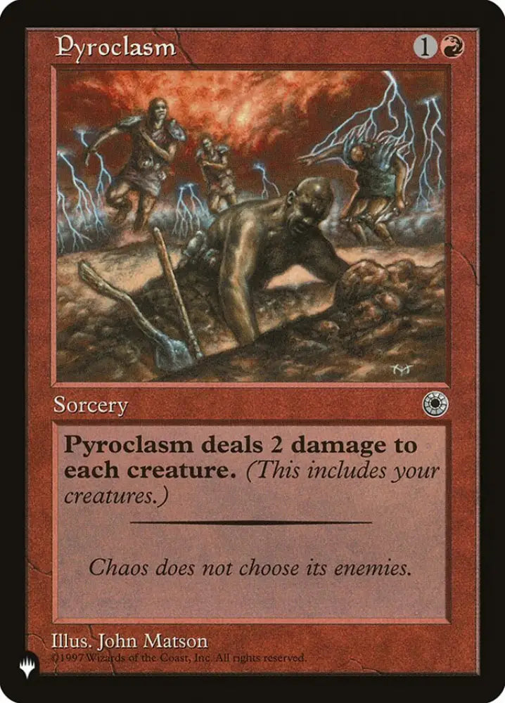 Pyroclasm [The List] - MTG Single