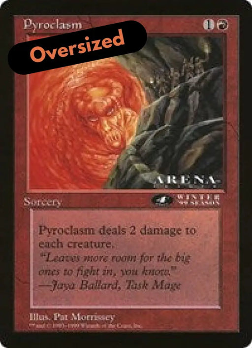 Pyroclasm [Version 2] (Oversized) [Oversize Cards] - MTG Single