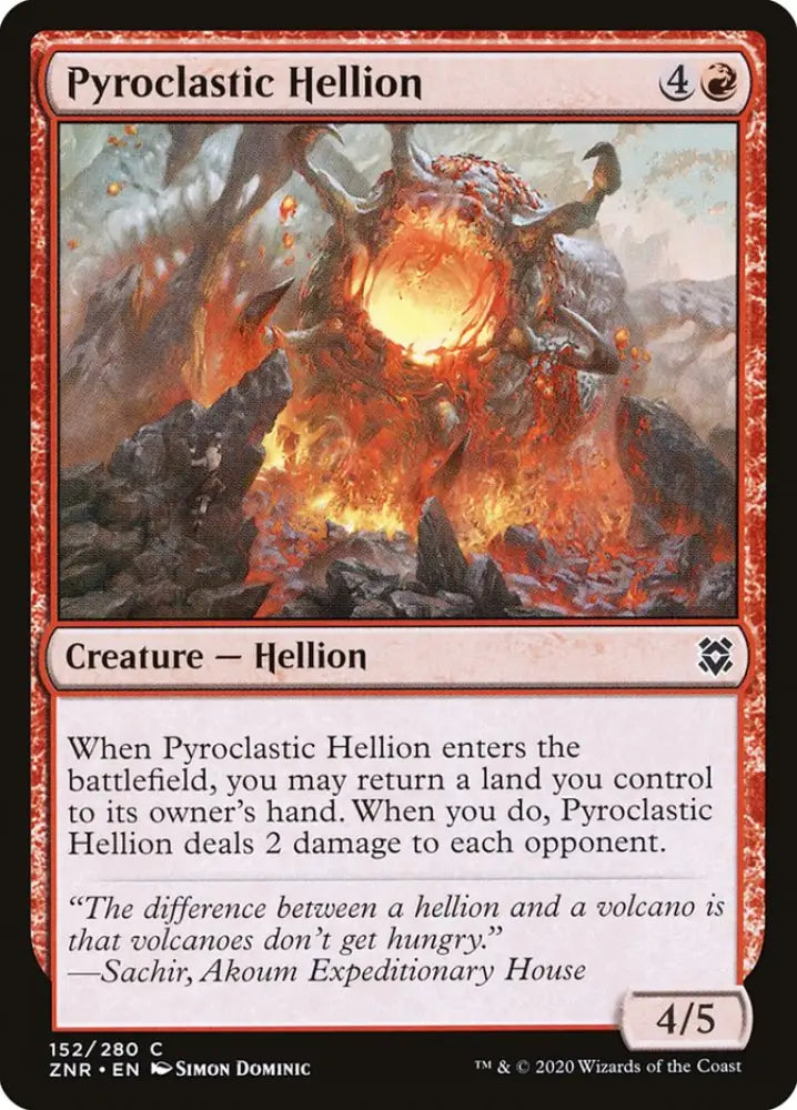 Pyroclastic Hellion [Zendikar Rising] - MTG Single