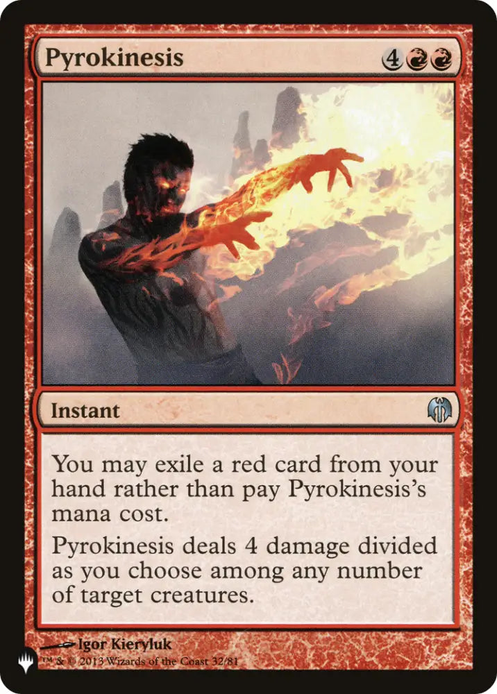 Pyrokinesis [The List] - MTG Single