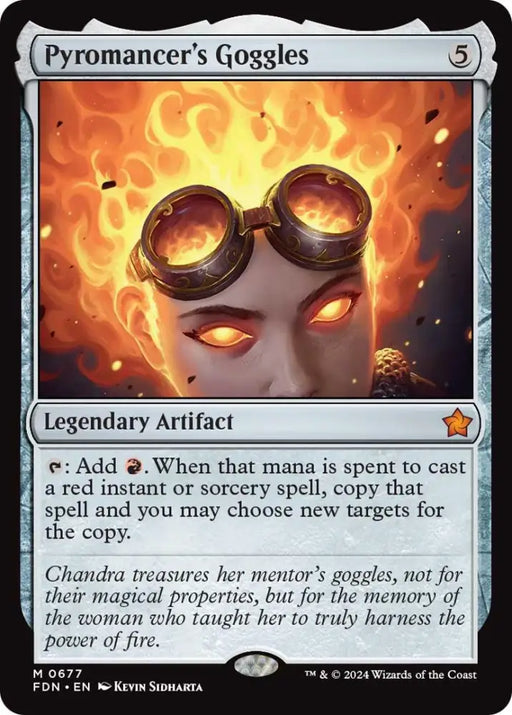 Pyromancer’s Goggles [Foundations] - MTG Single