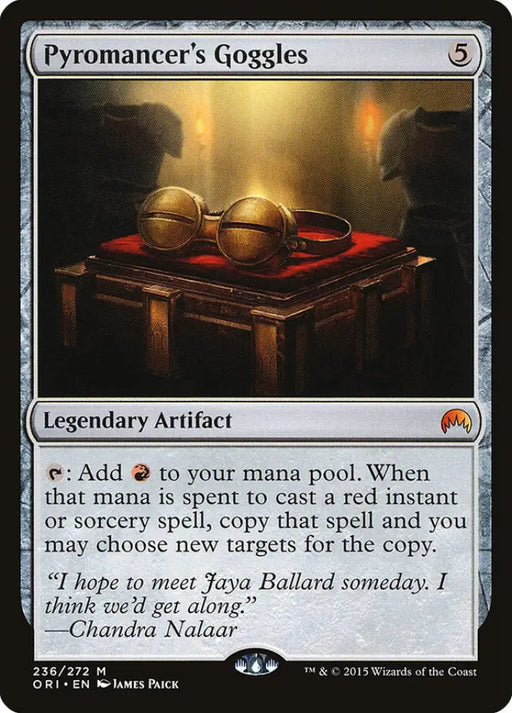 Pyromancer’s Goggles [Magic Origins] - MTG Single
