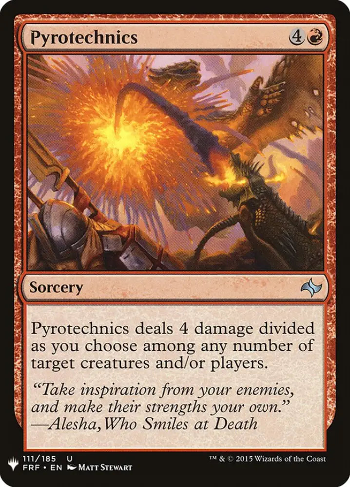 Pyrotechnics [Mystery Booster] - MTG Single