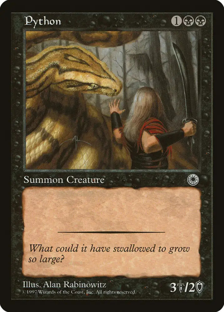 Python [Portal] - MTG Single